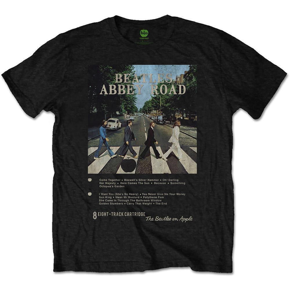 The Beatles Unisex T Shirt Abbey Road 8 Track